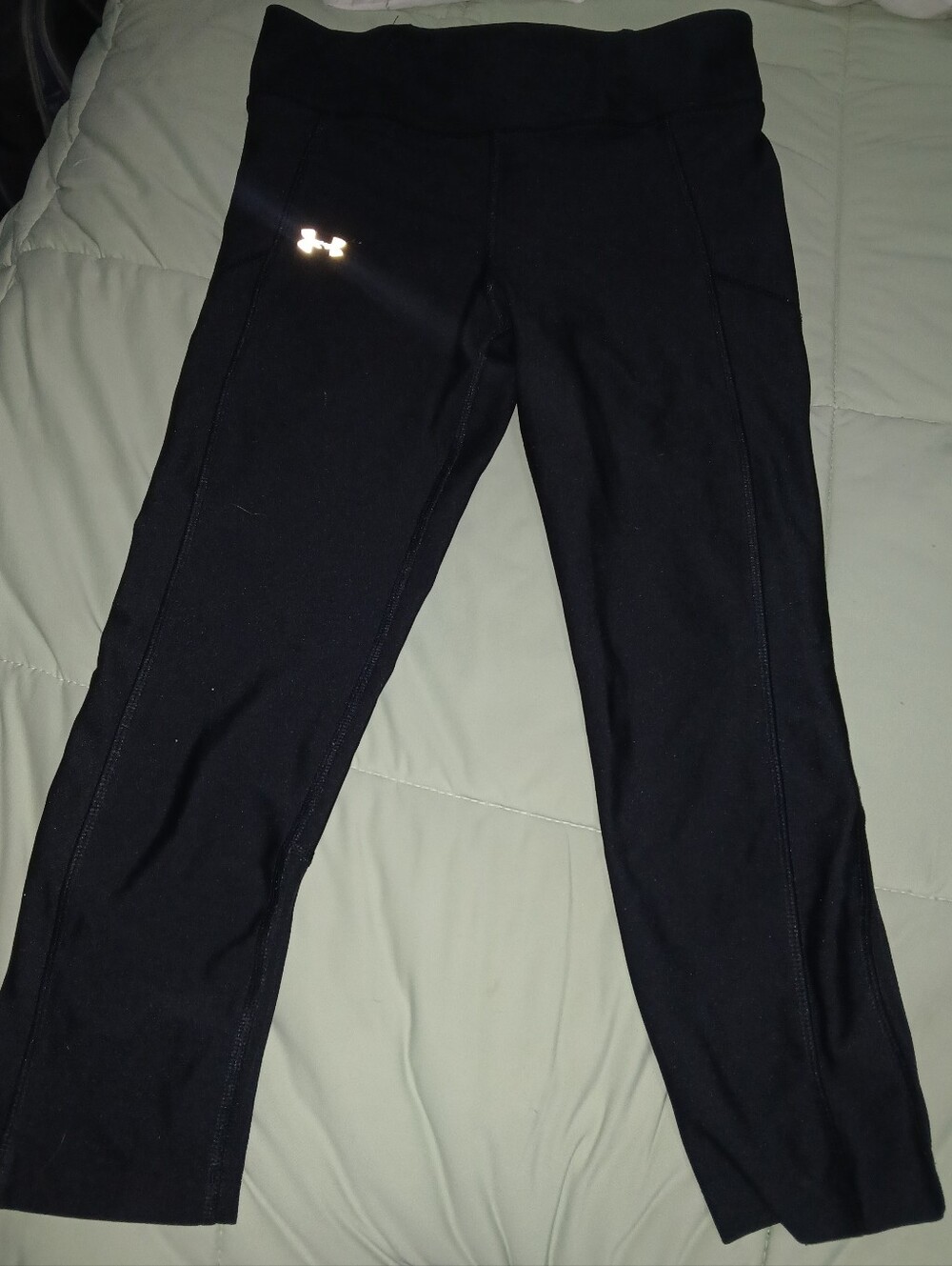 Under Armour Black Women's Performance Capri Leggings Size Small